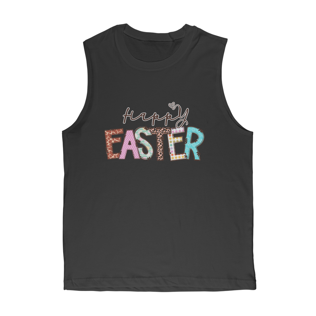 Happy Easter Premium Adult Muscle Top - Lynendo Trade Store