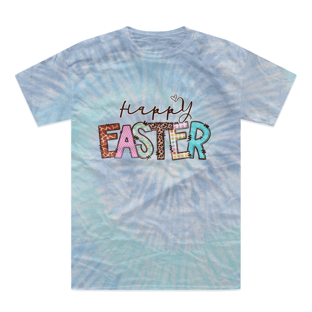 Happy Easter Tie-Dye T-Shirt - Lynendo Trade Store