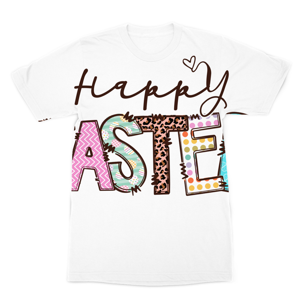 Happy Easter Premium Sublimation Adult T-Shirt - Lynendo Trade Store