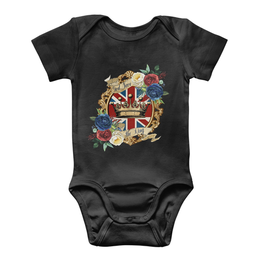 GOD SAVE THE KING Classic Baby Onesie Bodysuit - Lynendo Trade Store