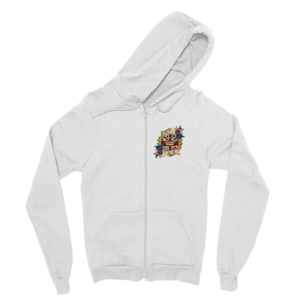 GOD SAVE THE KING Classic Adult Zip Hoodie - Lynendo Trade Store