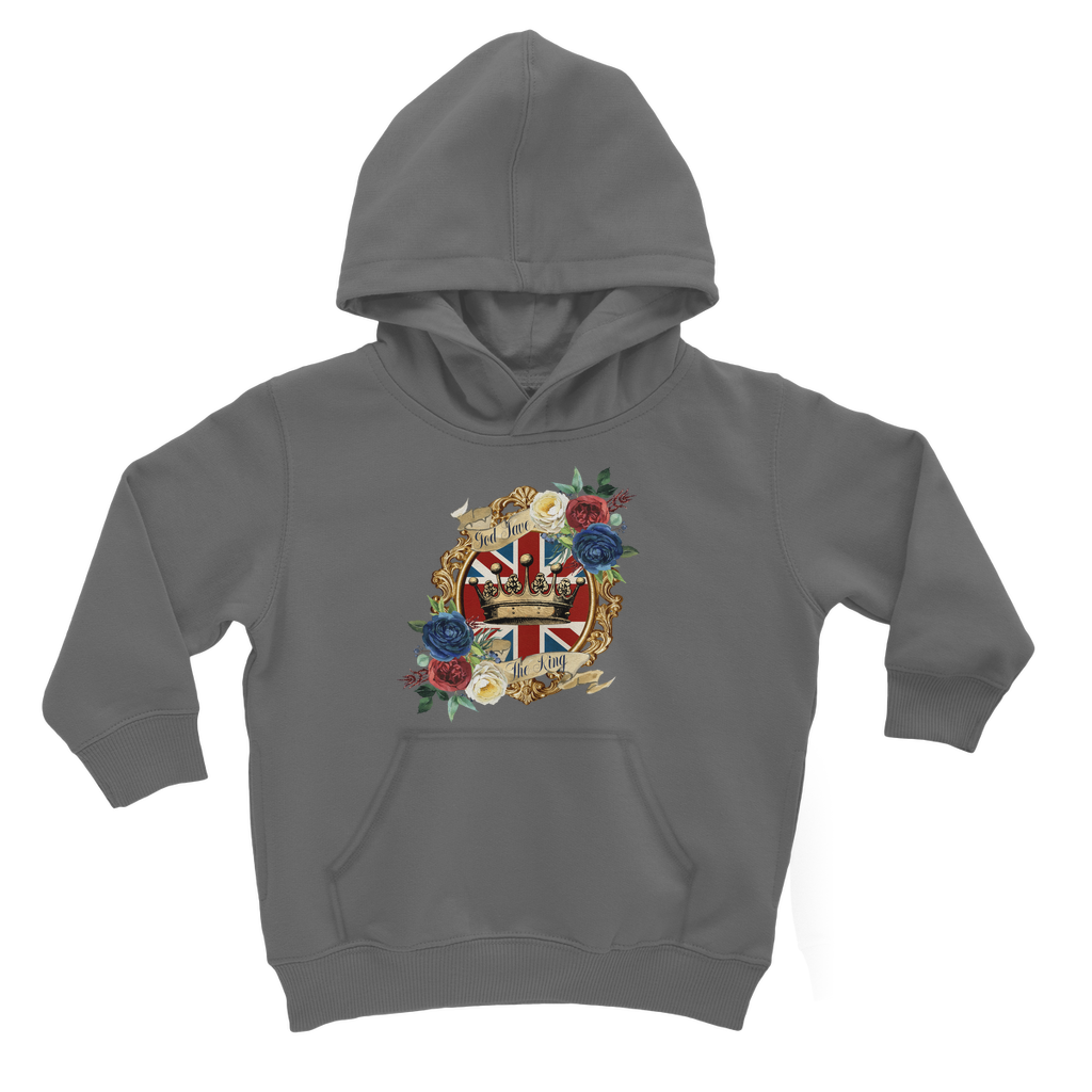 GOD SAVE THE KING Classic Kids Hoodie - Lynendo Trade Store