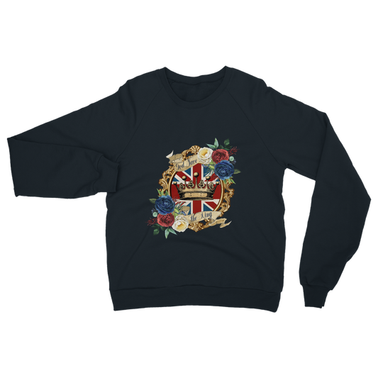 GOD SAVE THE KING Classic Adult Sweatshirt - Lynendo Trade Store