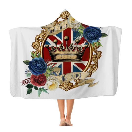 GOD SAVE THE KING Classic Adult Hooded Blanket - Lynendo Trade Store