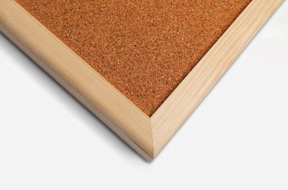 Cork Board with Wood Surround 400 x 600mm - Lynendo Trade Store