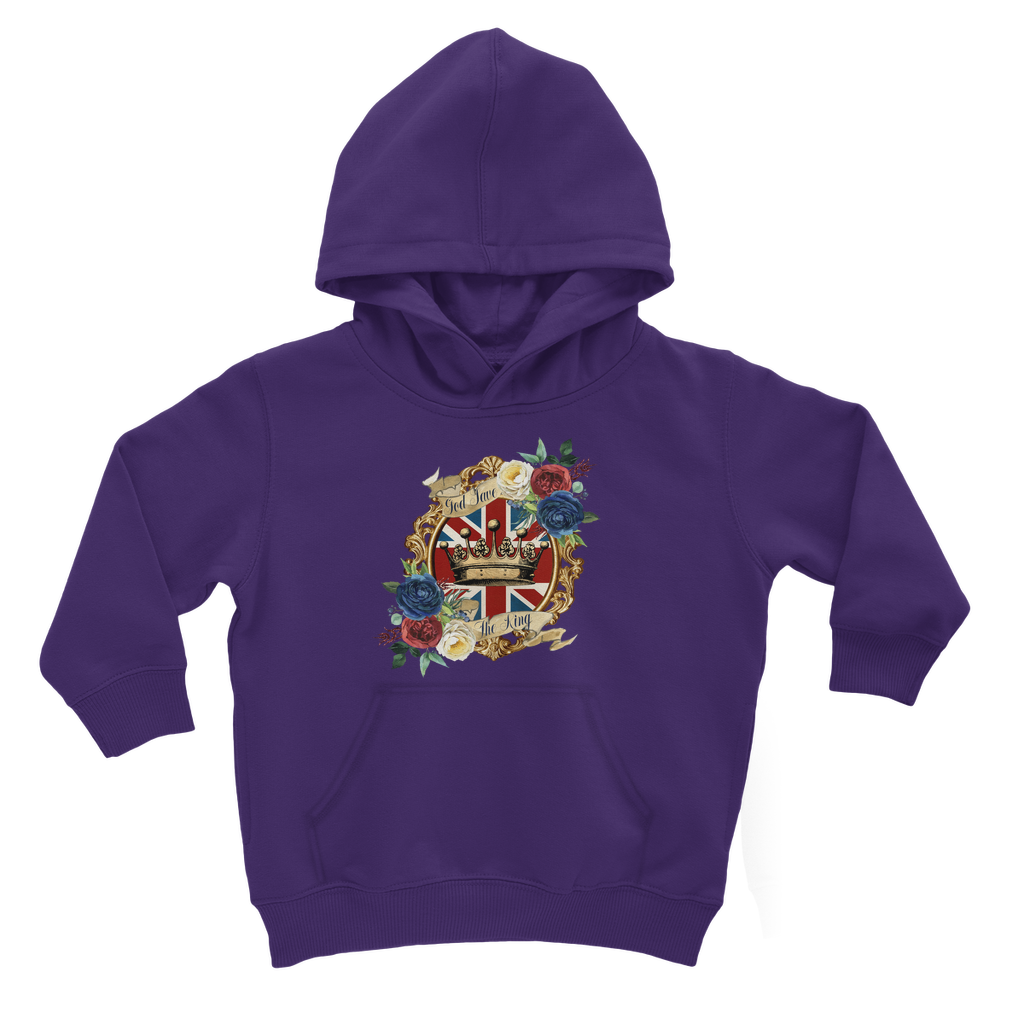 GOD SAVE THE KING Classic Kids Hoodie - Lynendo Trade Store