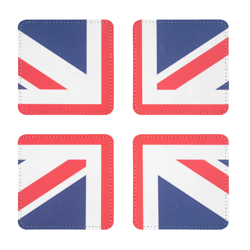 British Flag Sublimation Coasters Pack of Four - Lynendo Trade Store