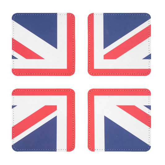 British Flag Sublimation Coasters Pack of Four - Lynendo Trade Store