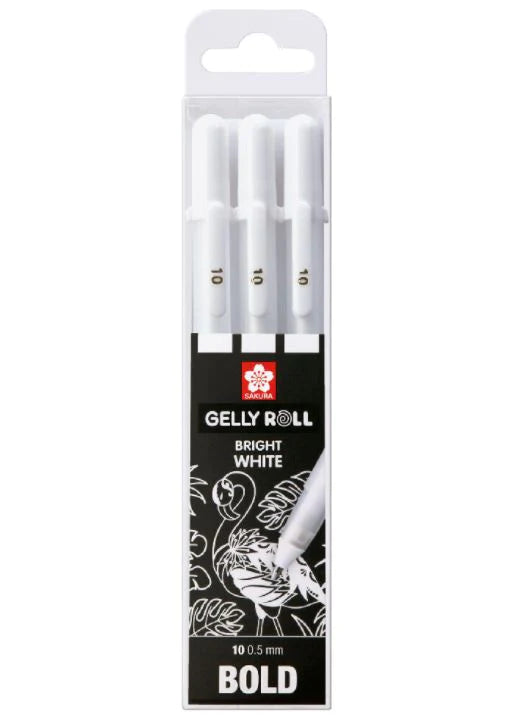 Gelly Roll Pen White Bold Set of 3 - Lynendo Trade Store