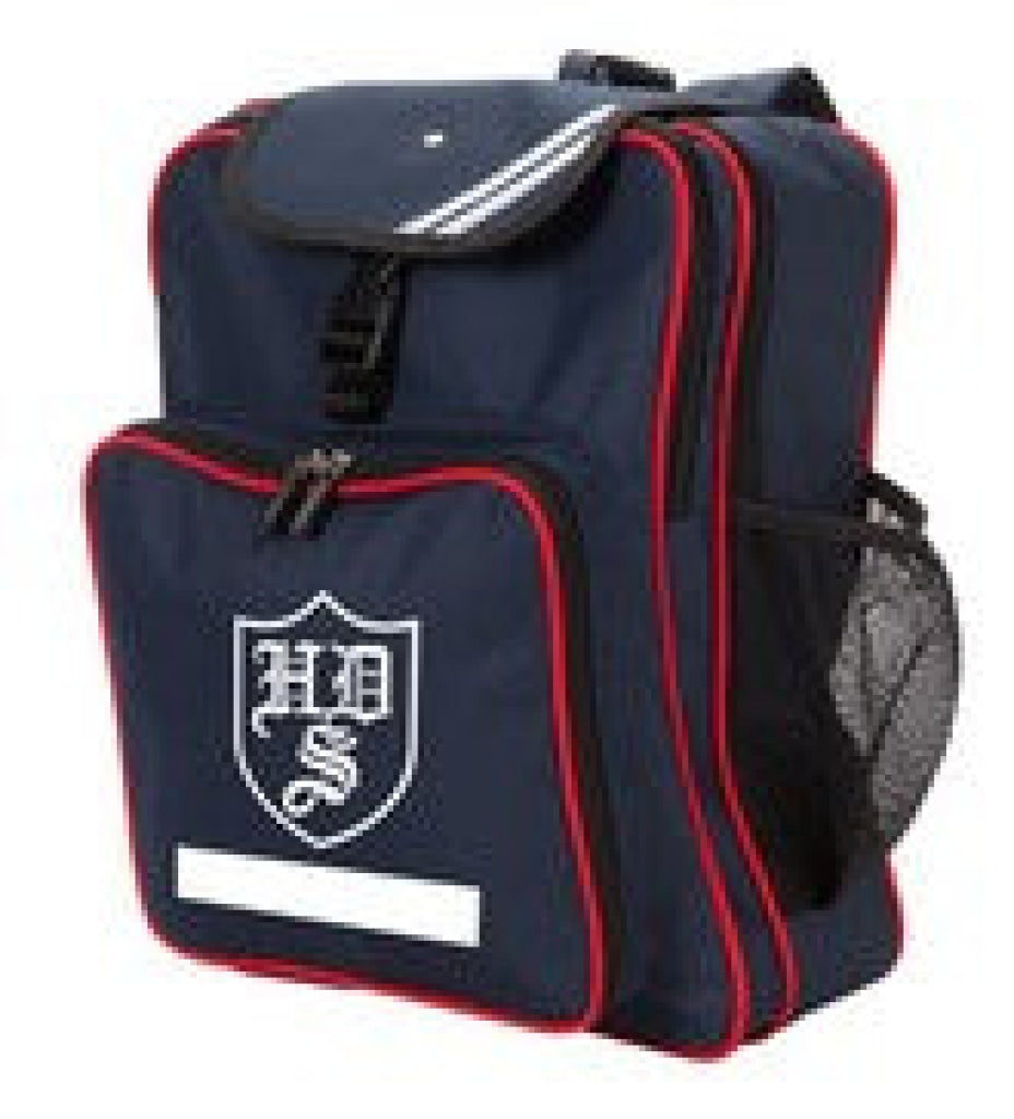 Junior Backpack with Contrast Trim (2701) - Lynendo Retail Shop