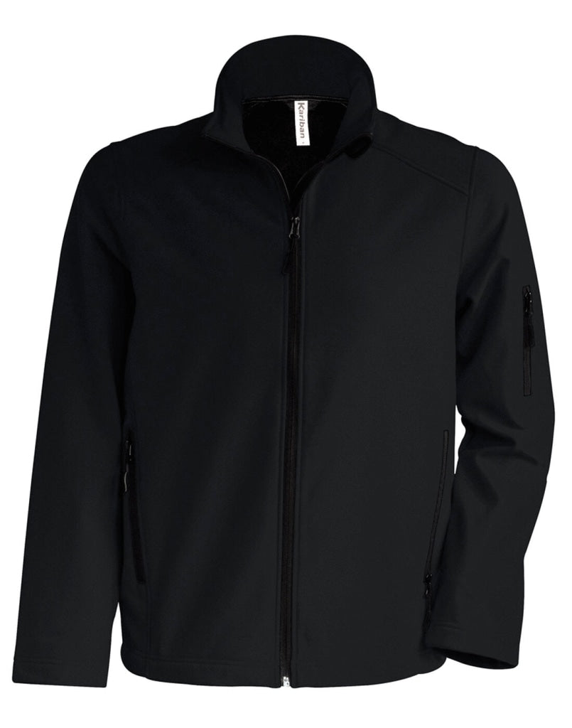 Kariban Soft Shell Jackets Black / S (36In) Softshell Jacket