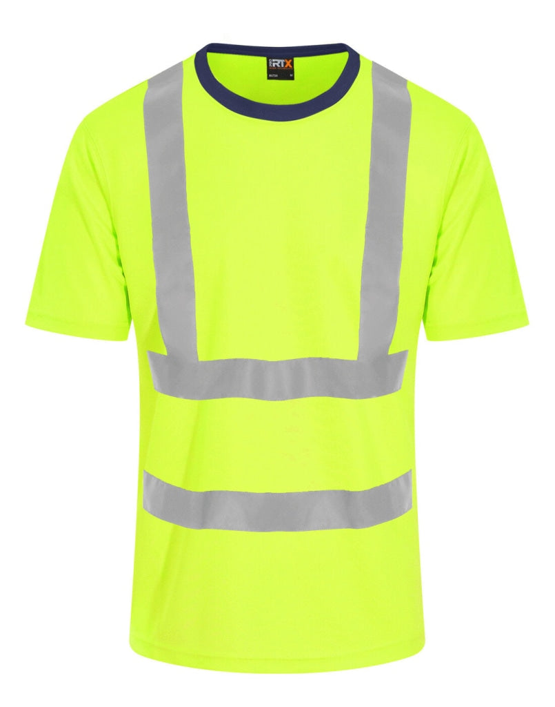 Pro Rtx - High Visibility Hv T-Shirt Hi Vis Yellow/navy / Sml T Shirts