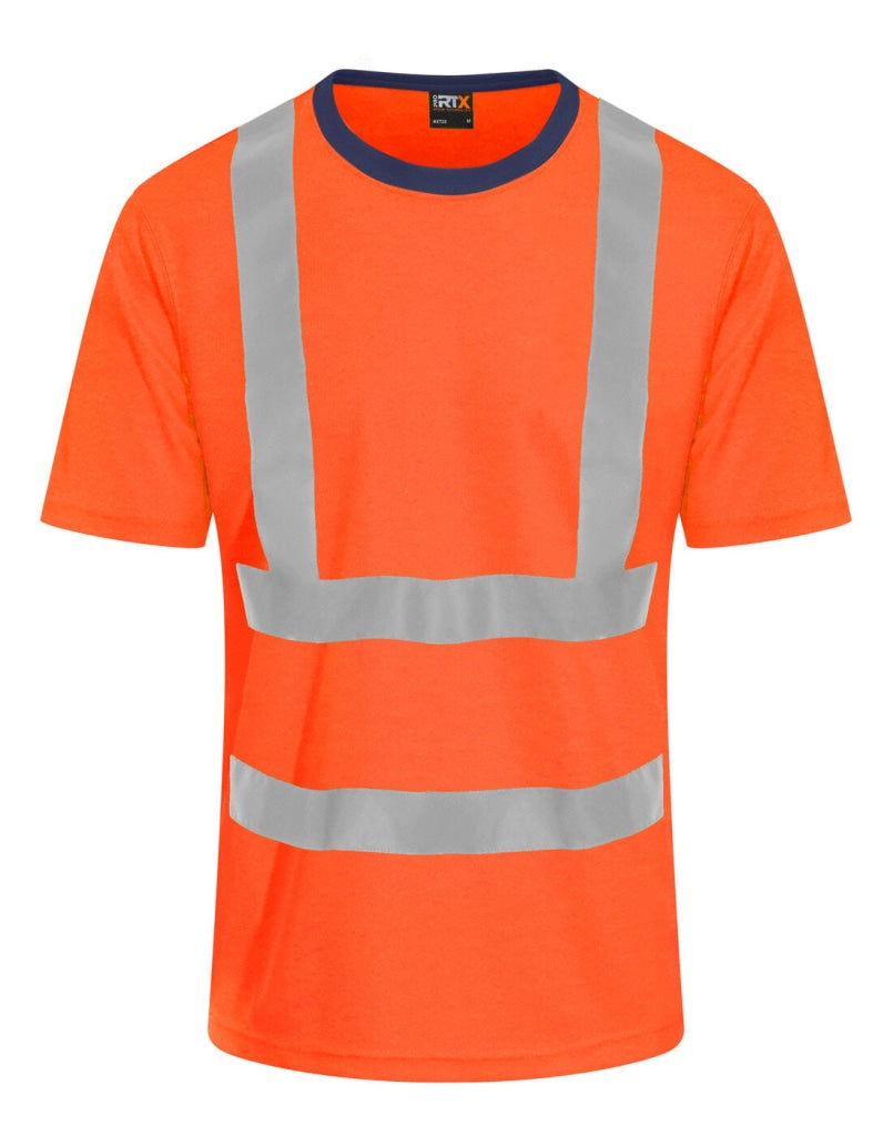 Pro Rtx - High Visibility Hv T-Shirt Orange / Navy Sml T Shirts