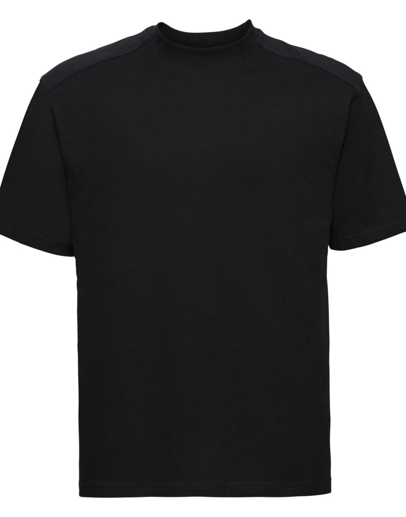 Russell - Heavy Duty Workwear T Shirt Sml / Black