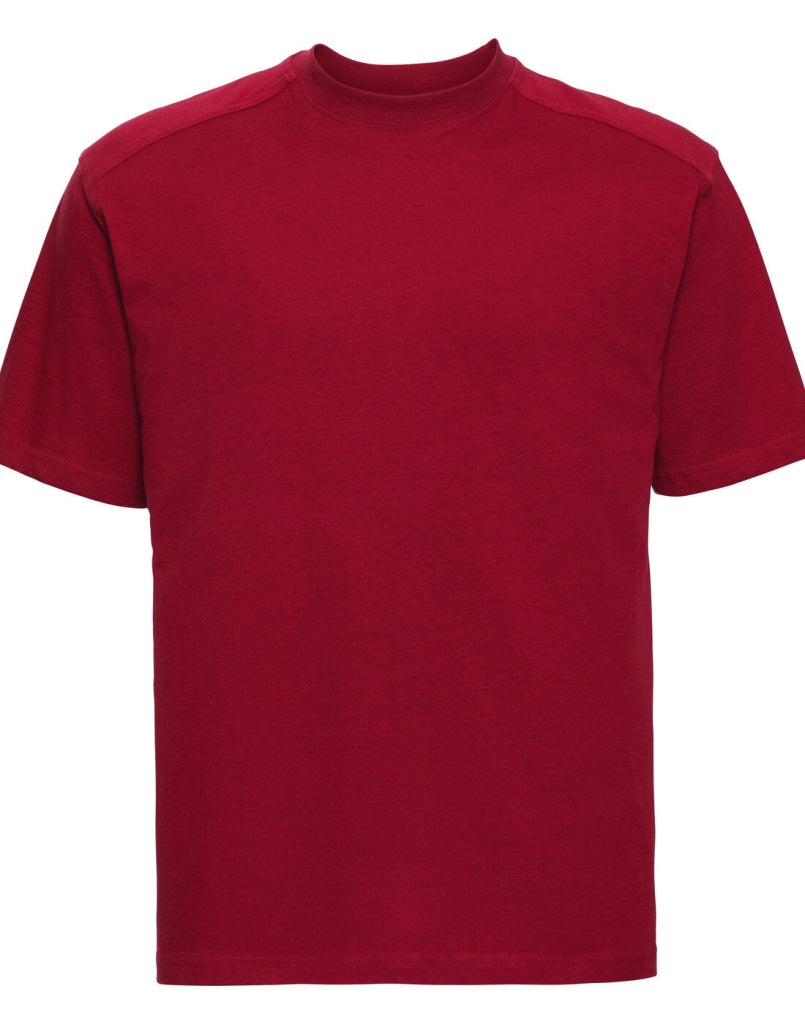 Russell - Heavy Duty Workwear T Shirt Sml / Classic Red