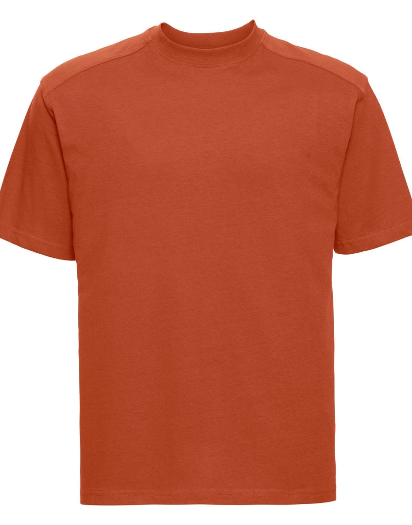 Russell - Heavy Duty Workwear T Shirt Sml / Orange