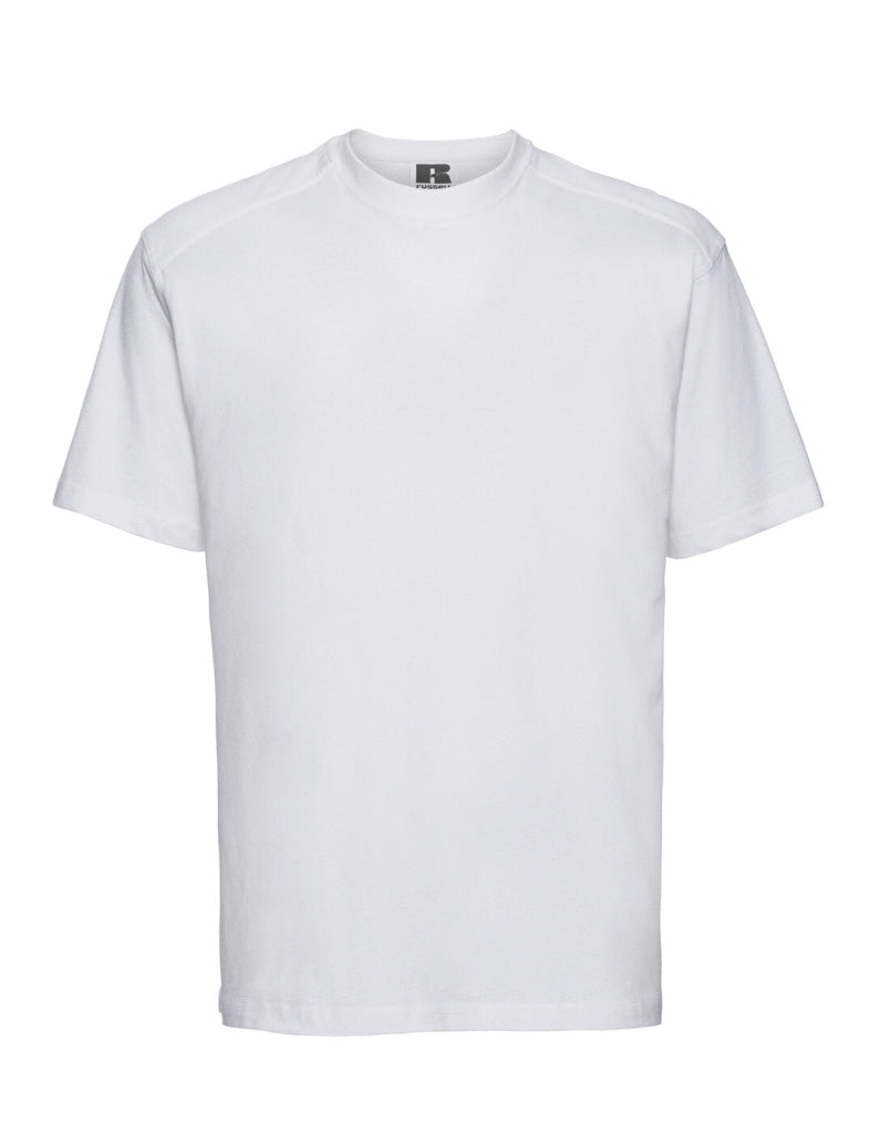 Russell - Heavy Duty Workwear T Shirt Sml / White